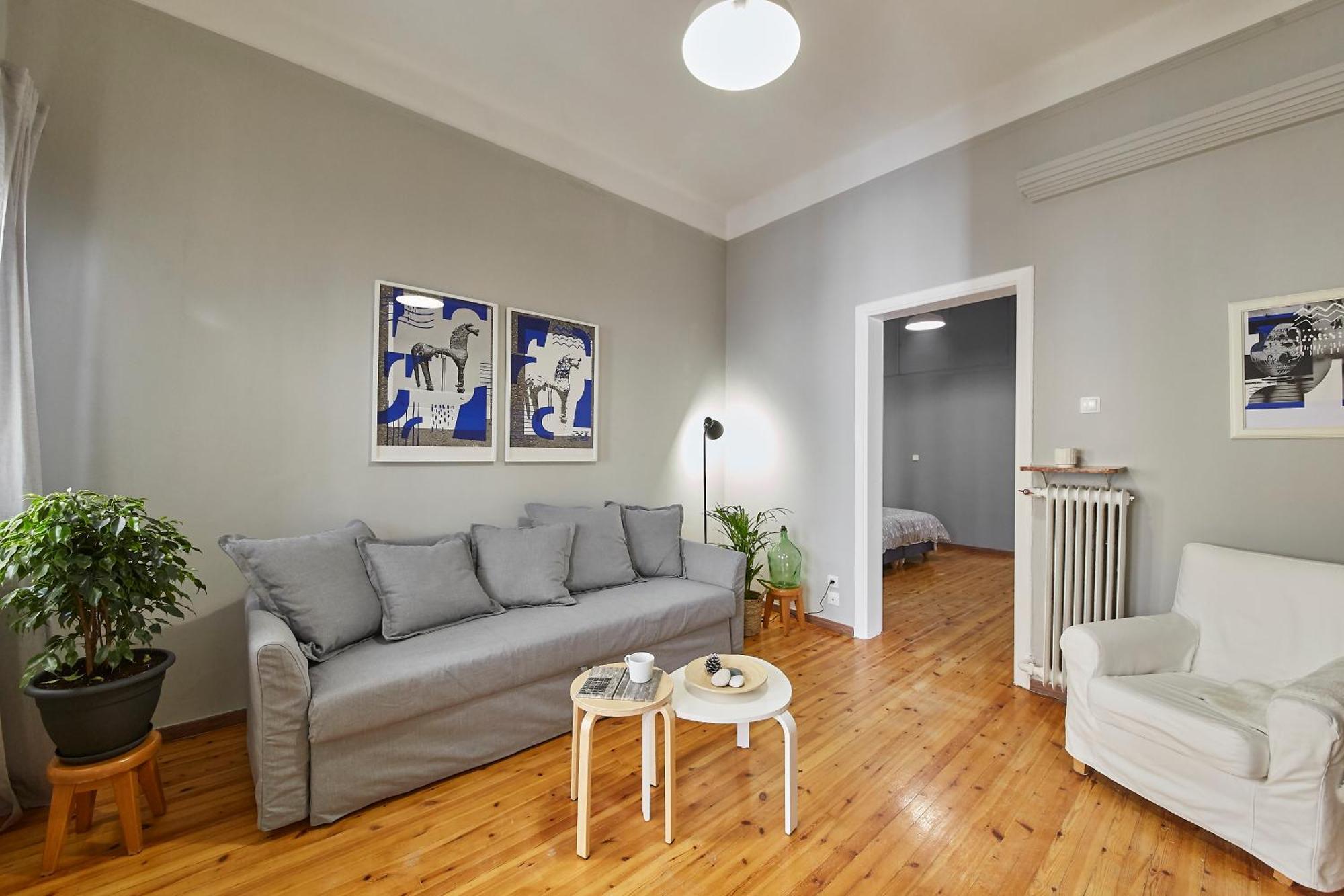 Bright Bright B Central Apartment With Balcony เทสซาโลนิกิ ภายนอก รูปภาพ