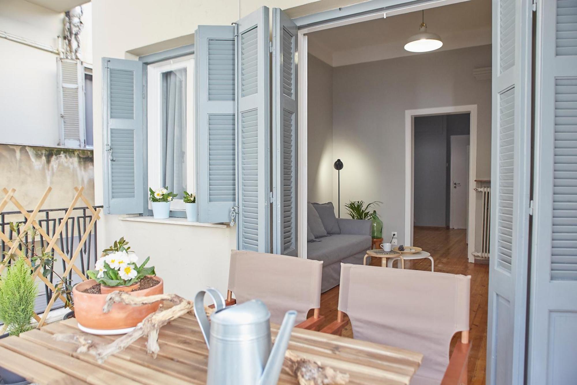 Bright Bright B Central Apartment With Balcony เทสซาโลนิกิ ภายนอก รูปภาพ